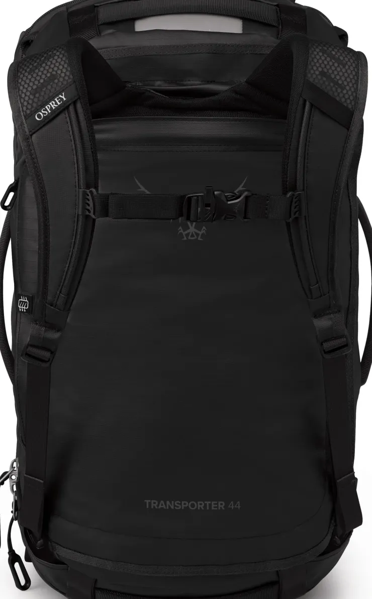 Duffels & Kitbags-Osprey Transporter Squffel 44 Duffel - Raven Black