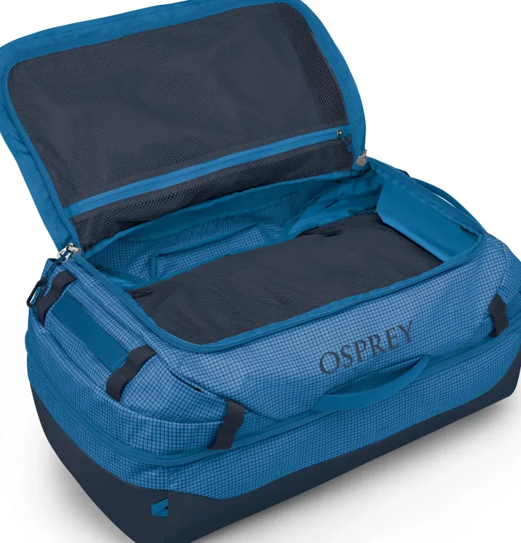 Duffels & Kitbags-Osprey Transporter Squffel 70 Duffel - Blue Flame