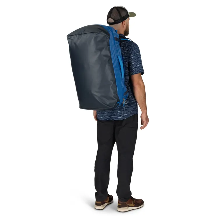 Duffels & Kitbags-Osprey Transporter Squffel 70 Duffel - Raven Black