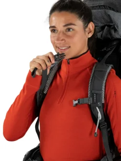 Backpacking Packs-Osprey Womens Ariel Pro 75 Rucksack - Silver Lining