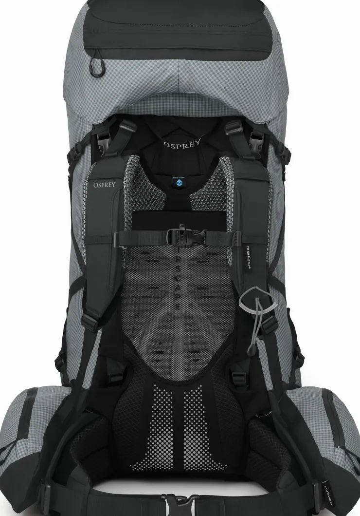 Backpacking Packs-Osprey Womens Ariel Pro 75 Rucksack - Silver Lining