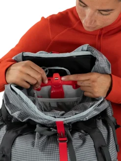 Backpacking Packs-Osprey Womens Ariel Pro 75 Rucksack - Silver Lining