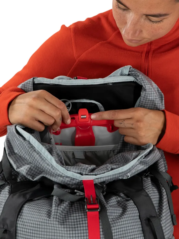 Backpacking Packs-Osprey Womens Ariel Pro 75 Rucksack - Silver Lining