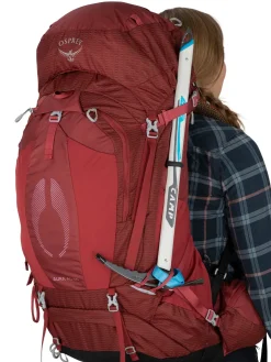 Backpacking Packs-Osprey Womens Aura AG 65 Rucksack - Tungsten Grey