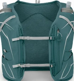 Fast & Light Rucksacks And Vests-Osprey Womens Dyna 6 with Flasks - Cascade Blue-Silver Lining