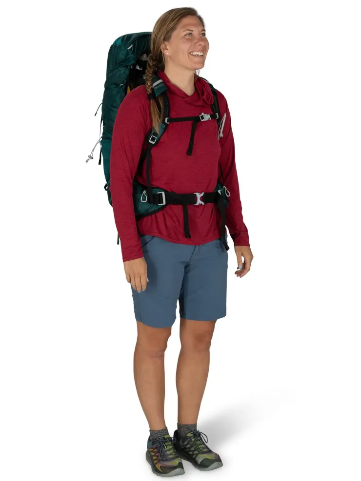 Fast & Light Rucksacks And Vests-Osprey Womens Eja 48 Rucksack - Deep Teal