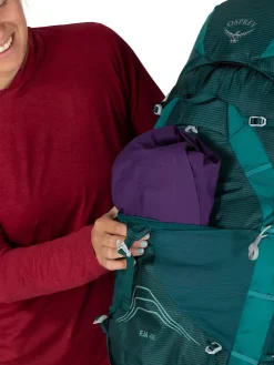 Fast & Light Rucksacks And Vests-Osprey Womens Eja 48 Rucksack - Deep Teal
