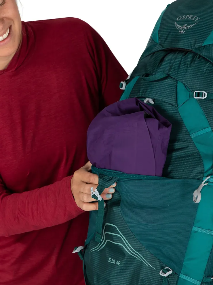 Fast & Light Rucksacks And Vests-Osprey Womens Eja 48 Rucksack - Deep Teal
