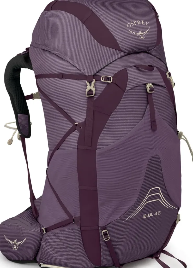 Fast & Light Rucksacks And Vests-Osprey Womens Eja 48 Rucksack - Purple Dusk