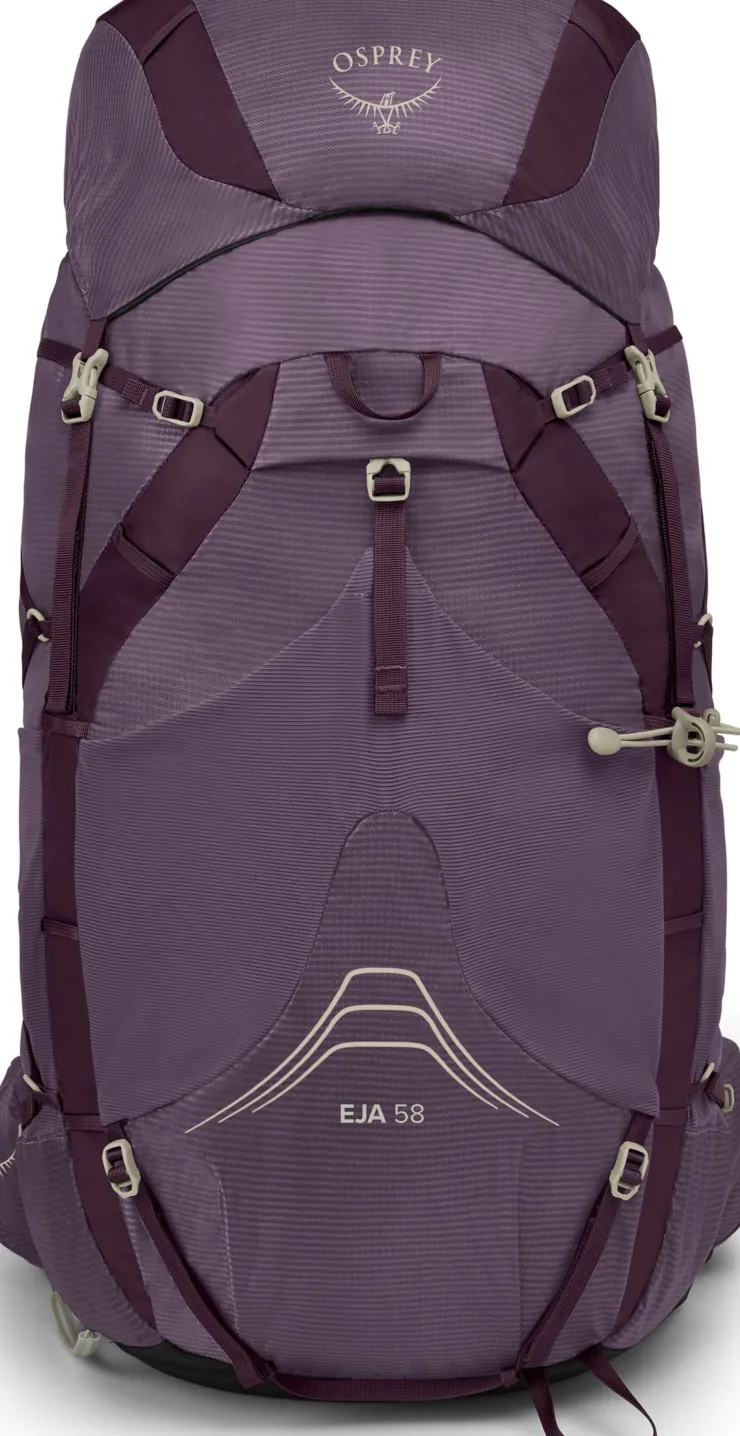 Fast & Light Rucksacks And Vests-Osprey Womens Eja 58 Rucksack - Purple Dusk