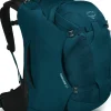 Luggage & Carry-On-Osprey Womens Fairview 55 Travel Pack - Night Jungle Blue