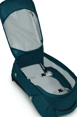 Luggage & Carry-On-Osprey Womens Fairview 55 Travel Pack - Night Jungle Blue