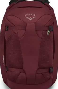 Luggage & Carry-On-Osprey Womens Fairview 55 Travel Pack - Zircon Red