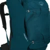 Luggage & Carry-On-Osprey Womens Fairview 70 Travel Pack - Night Jungle Blue