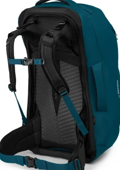 Luggage & Carry-On-Osprey Womens Fairview 70 Travel Pack - Night Jungle Blue
