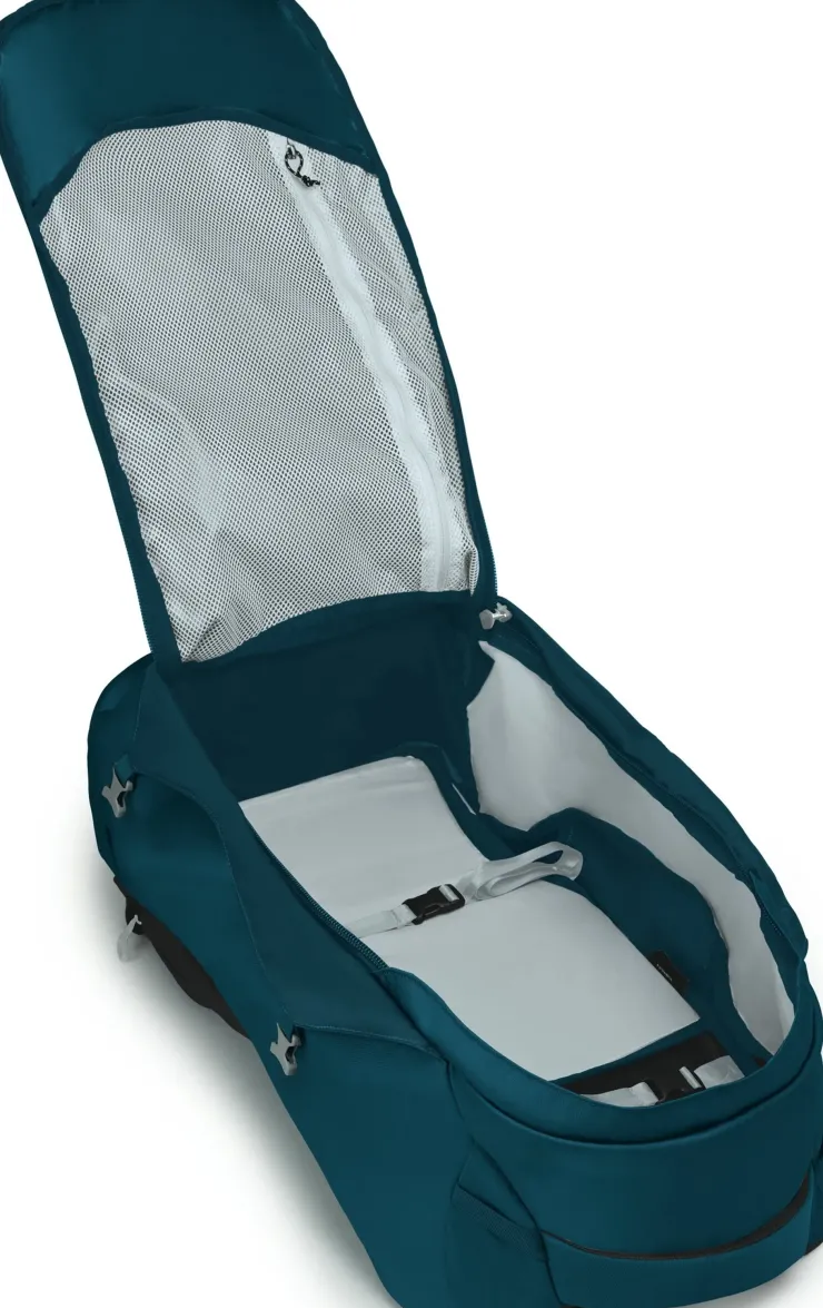 Luggage & Carry-On-Osprey Womens Fairview 70 Travel Pack - Night Jungle Blue