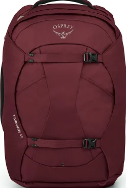 Luggage & Carry-On-Osprey Womens Fairview 40 Travel Pack - Zircon Red
