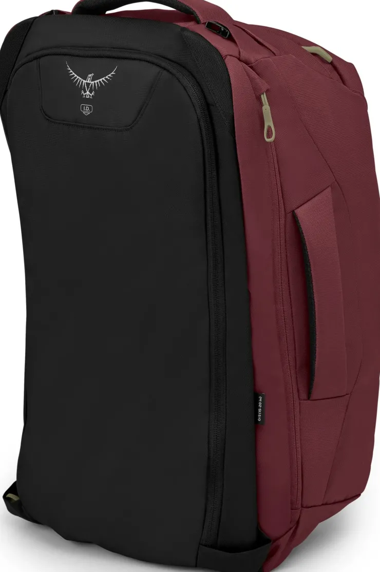 Luggage & Carry-On-Osprey Womens Fairview 40 Travel Pack - Zircon Red