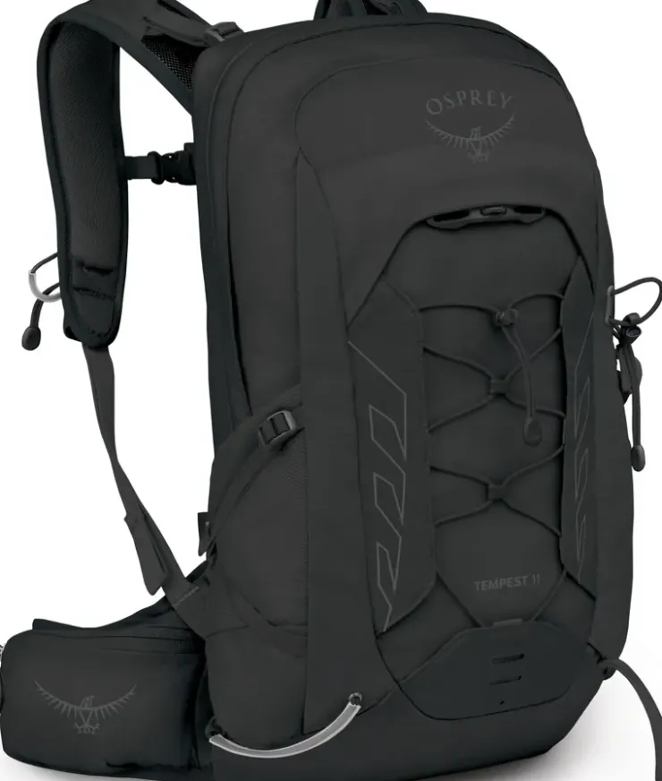 Day Packs-Osprey Womens Tempest 11 Rucksack - Black-Coal Grey