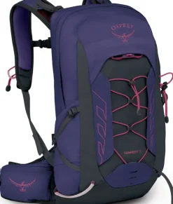 Day Packs-Osprey Womens Tempest 11 Rucksack - Deep Fig-Hotspot Pink
