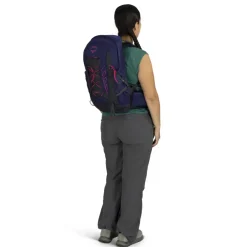 Day Packs-Osprey Womens Tempest 11 Rucksack - Deep Fig-Hotspot Pink