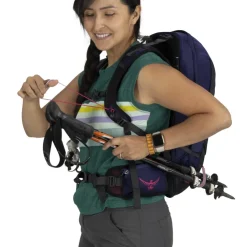 Day Packs-Osprey Womens Tempest 11 Rucksack - Deep Fig-Hotspot Pink