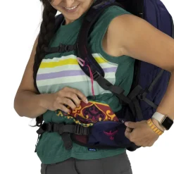 Day Packs-Osprey Womens Tempest 11 Rucksack - Deep Fig-Hotspot Pink