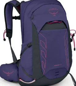 Day Packs-Osprey Womens Tempest 22 Rucksack - Deep Fig-Hotspot Pink