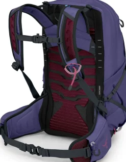 Day Packs-Osprey Womens Tempest 22 Rucksack - Deep Fig-Hotspot Pink