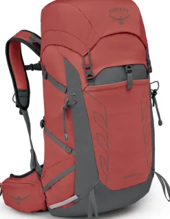 Day Packs-Osprey Womens Tempest 33 Rucksack - Red Pampas-Coal Grey