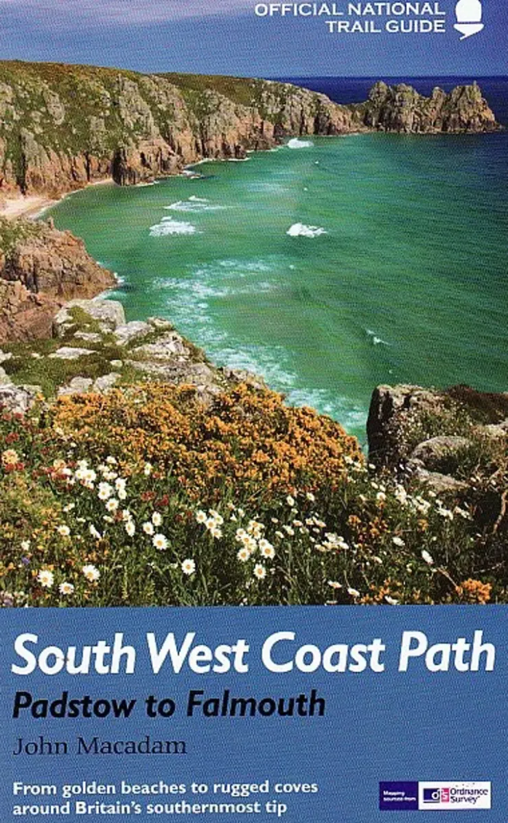 Maps And Books-Ordnance Survey OS South West Coast Path - Padstow to Falmouth