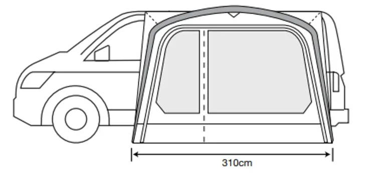 Ex Demo Tents & Camping-Outdoor Revolution Movelite T2R Low Drive-Away Awning - DEMO MODEL