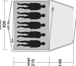 Family & Leisure Tents-Outwell Cloud 5 Tent