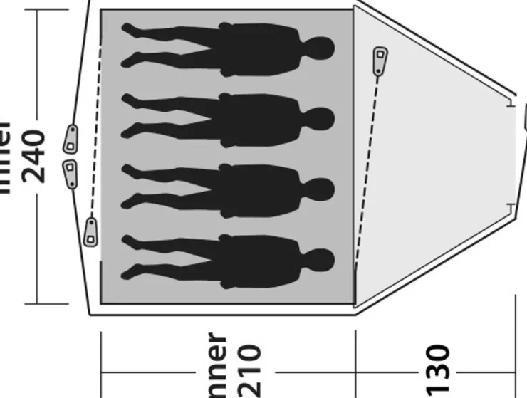Family & Leisure Tents-Outwell Cloud 4 Tent