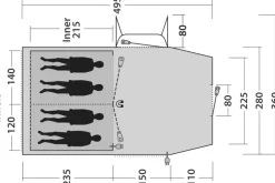 Family & Leisure Tents-Outwell Nevada 4 Tent