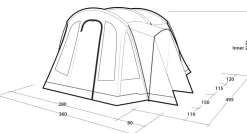Family & Leisure Tents-Outwell Nevada 4 Tent