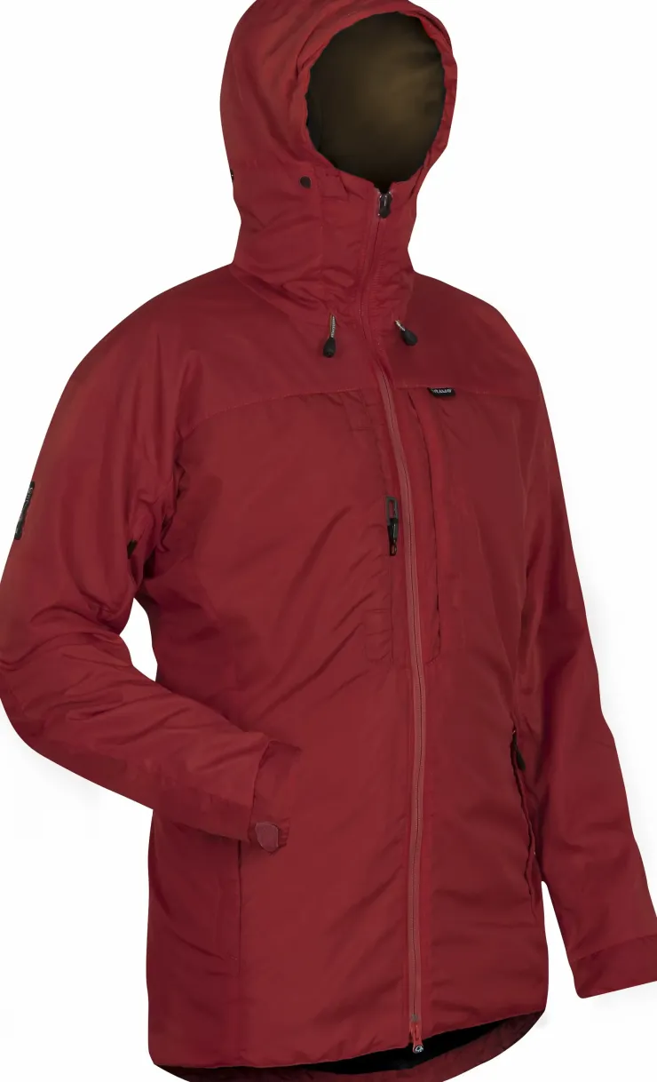 Waterproof Jackets-Paramo Mens Alta III Jacket - Fire-Burnt Chilli Zips