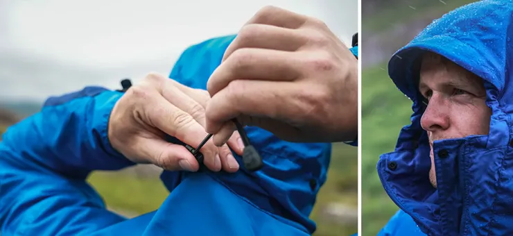 Waterproof Jackets-Paramo Mens Alta III Jacket - Fire-Burnt Chilli Zips
