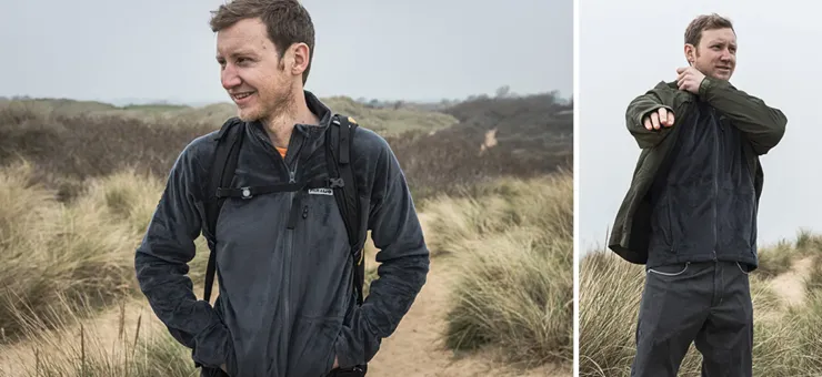 Fleece & Mid Layer-Paramo Mens Bentu Plus Fleece - Dark Grey