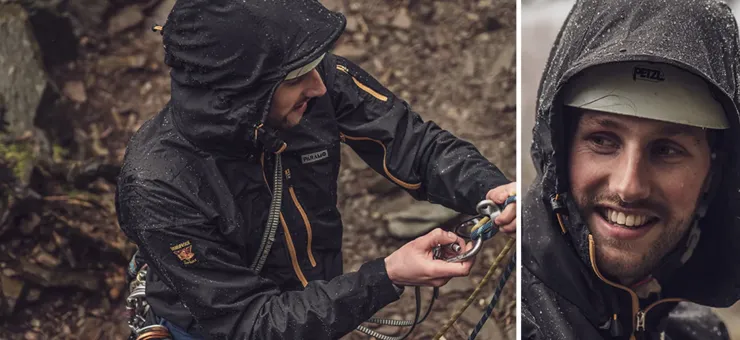 Windshirts-Paramo Mens Enduro Windproof Jacket - Fire-Midnight