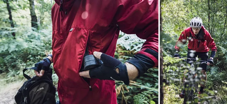 Waterproof Jackets-Paramo Mens Velez Jacket - Fire