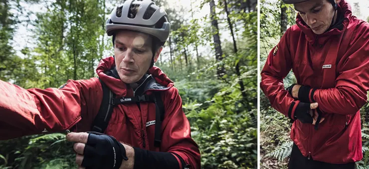 Waterproof Jackets-Paramo Mens Velez Jacket - Fire