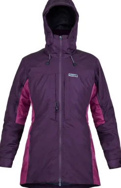 Waterproof Jackets-Paramo Womens Alta III Jacket - Elderberry-Foxglove Trim