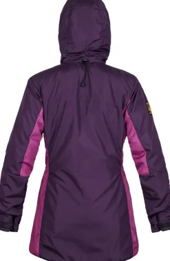Waterproof Jackets-Paramo Womens Alta III Jacket - Elderberry-Foxglove Trim