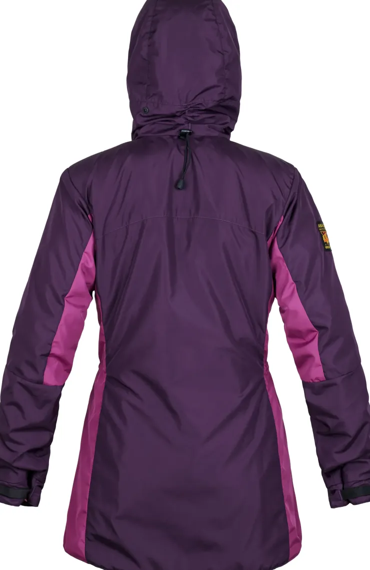 Waterproof Jackets-Paramo Womens Alta III Jacket - Elderberry-Foxglove Trim