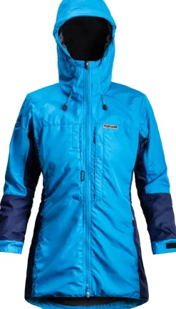 Waterproof Jackets-Paramo Womens Alta III Jacket - Neon Blue-Midnight