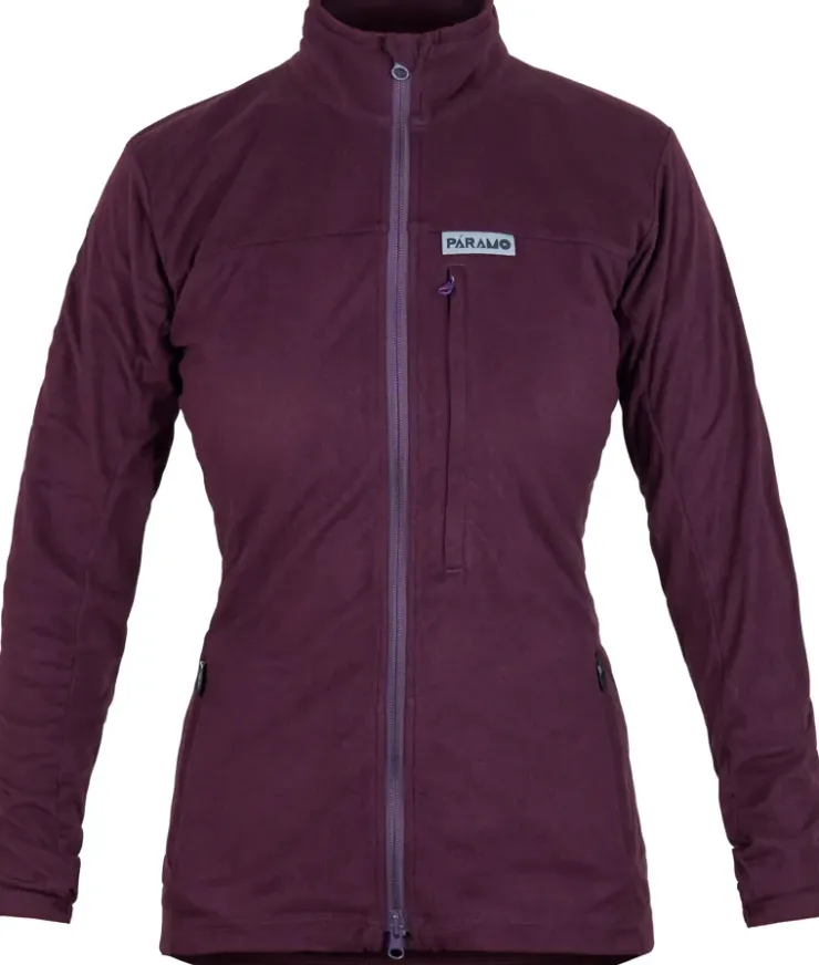 Fleece & Mid Layer-Paramo Womens Bentu Fleece - Elderberry