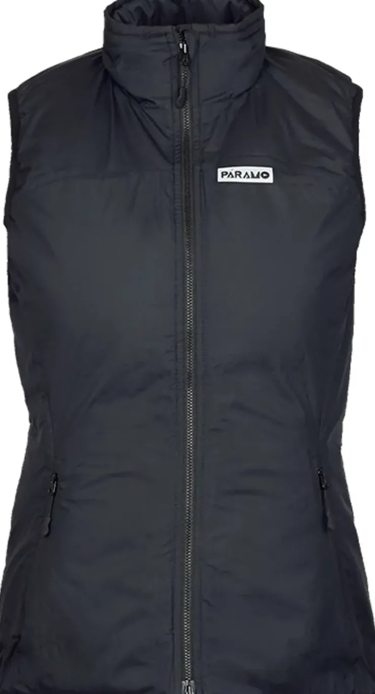 Vests & Gilets-Paramo Womens Torres Medio Gilet - Black-Elderberry Lining