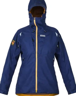 Waterproof Jackets-Paramo Womens Ventura Jacket - Midnight-Gold Zips