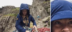 Windshirts-Paramo Womens Ventura Windproof Jacket - Midnight-Gold Zip